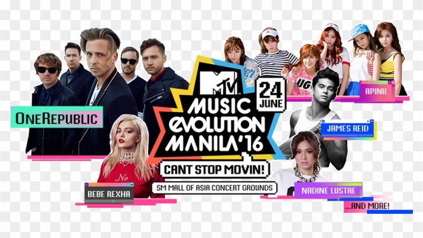 Mtv Music Evolution Manila 2016 Clipart #3383021