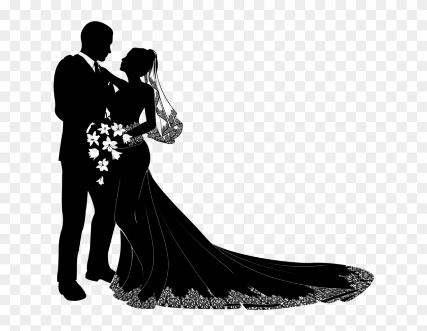 Bride Groom - Wedding Couple Vector Png Clipart #3383301