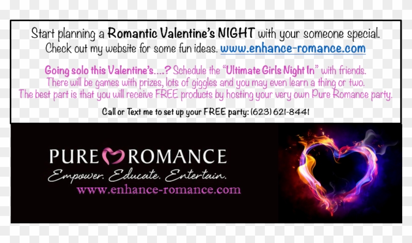 Pure Romance Making Every Day Feel Like Valentine's - Heart Clipart
