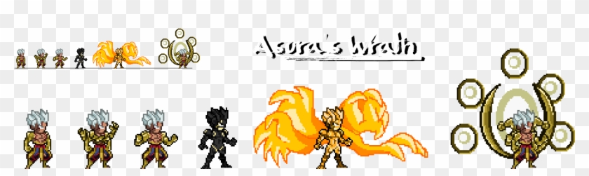S Ultimate Lsw - Asura's Wrath Sprite Sheet Clipart