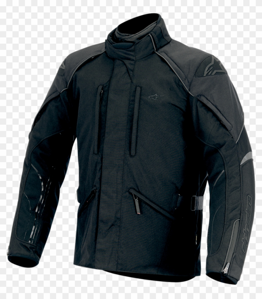 Mens Alpinestars New Land Textile Gore-tex Black Waterproof - Gore Tex Motorcycle Jacket Clipart