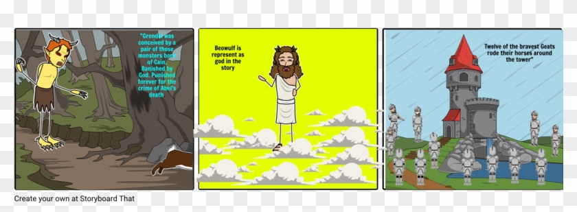 Beowulf - Cartoon Clipart #3385244