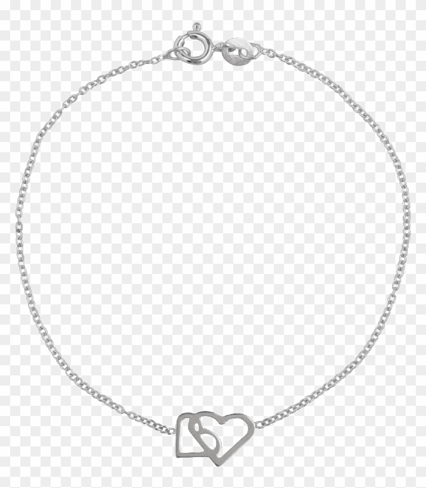 Iconic Bracelet Double Hearts - Pulsera Estrella Clipart #3386022