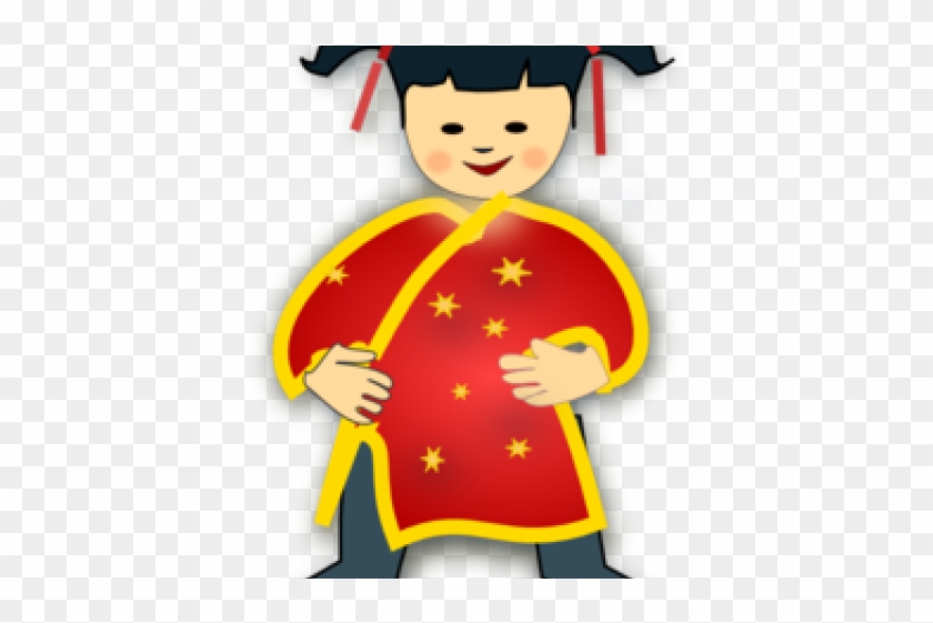 Jpg Black And White Asians Clipart - Chinese Girl Clip Art - Png Download