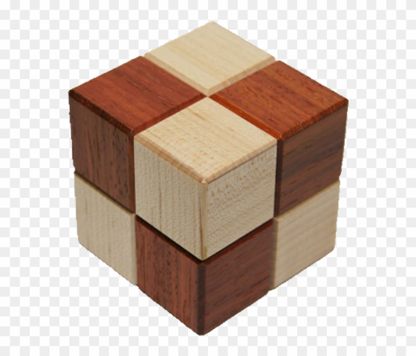 Karakuri Cube Box - Plywood Clipart #3386129