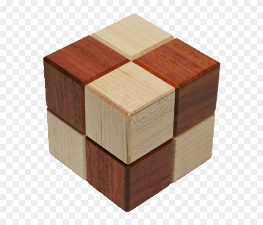 Karakuri Cube Box - Plywood Clipart