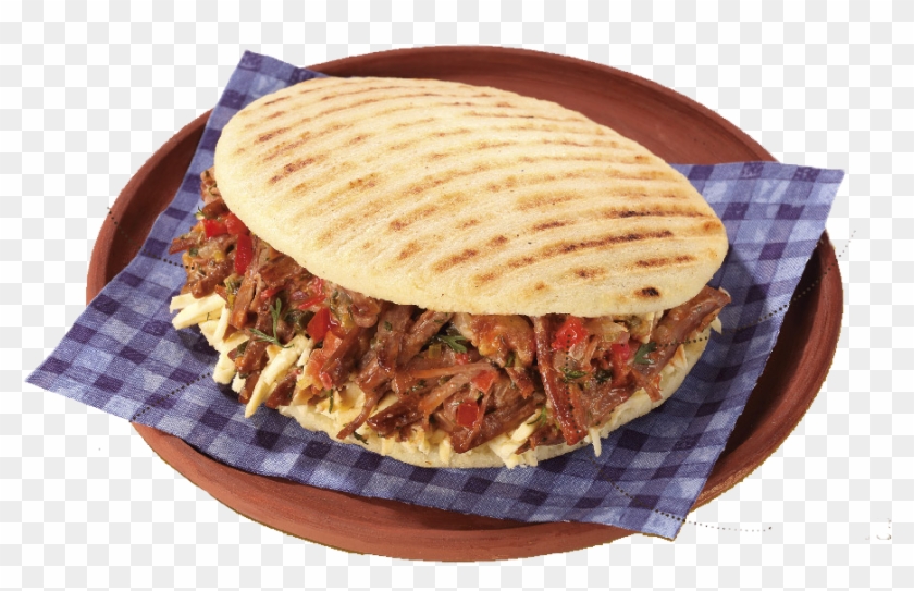 El 73% De Los Colombianos Come Arepa En El Desayuno - Arepa Rellena Png Clipart #3386184