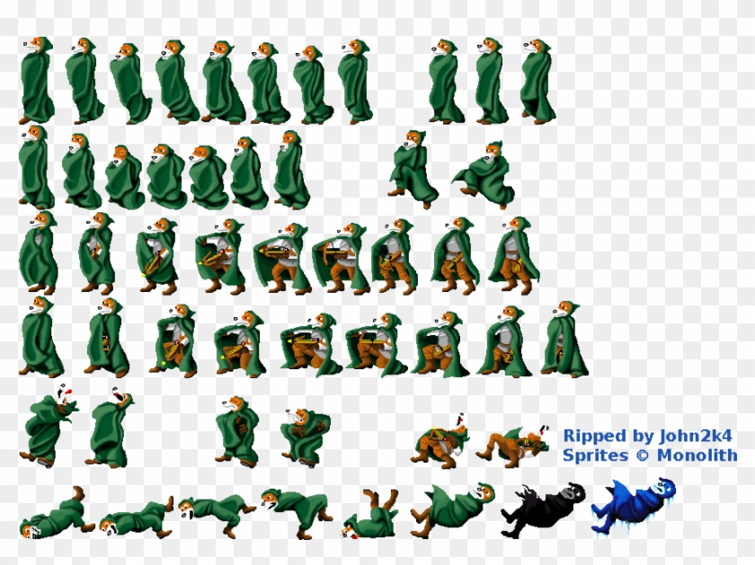 Thief Video Game Sprites, Pc Computer, Claws, Computers - Captain Claw Sheet Clipart