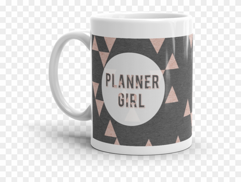 Rose Gold Triangle 'planner Girl' Mug - Holister Clipart
