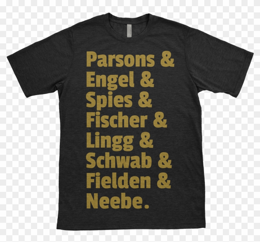 Haymarket Martyr Shirt Gold On Black Which Side - Bulgarische Führerschein Clipart #3386931