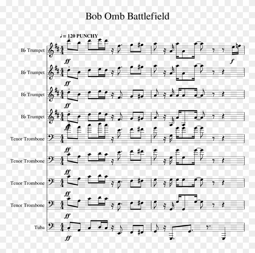 Bob Omb Battlefield Sheet Music 1 Of 13 Pages - Got Violin Clipart