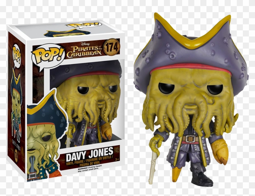 Pirates Of The Caribbean - Davy Jones Pop Vinyl Clipart
