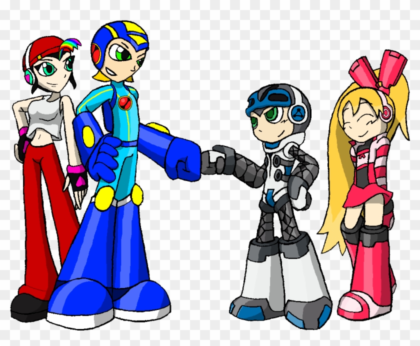 “in Anticipation Of The 'mighty No - Megaman Roll Call Clipart