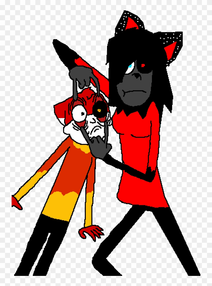 Chey And Red - Cartoon Clipart