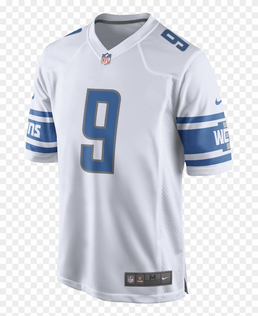 Nike Nfl Detroit Lions Game Men's Football Jersey Size - Detroit Lions Away Jersey Clipart