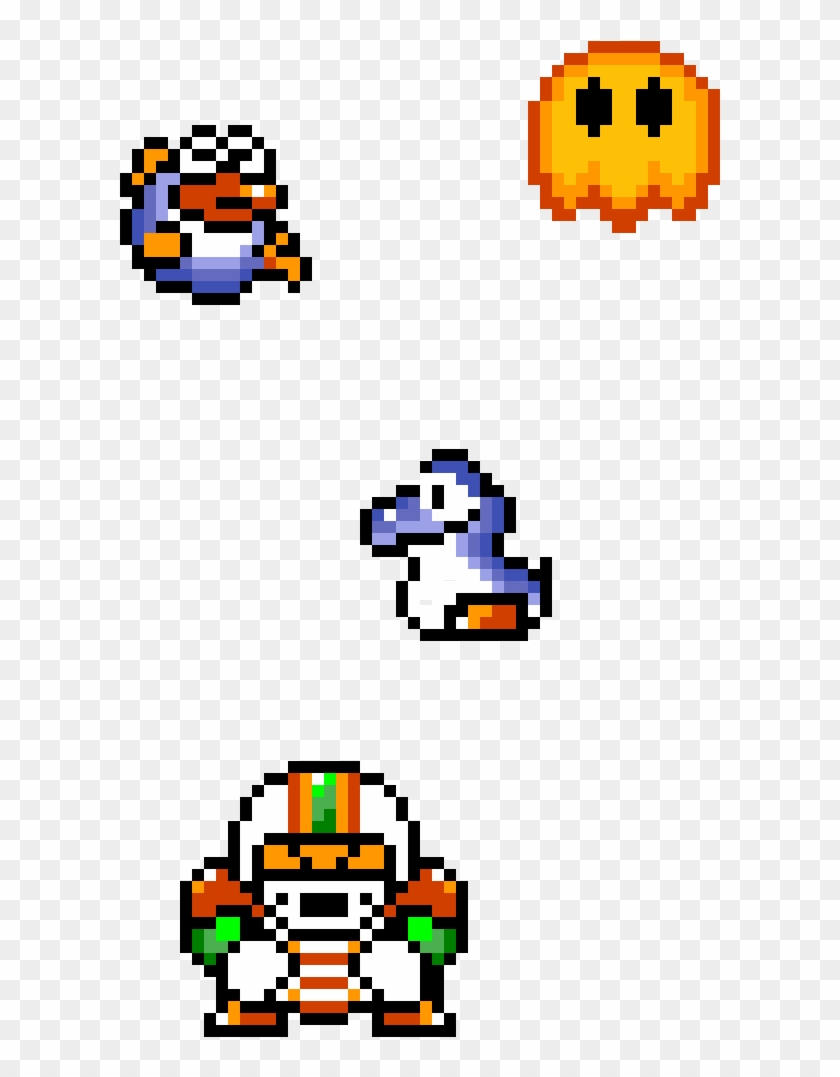 Super Mario World Enemies And Baby Blue Yoshi - Super Mario World Ennemy Clipart #3388182