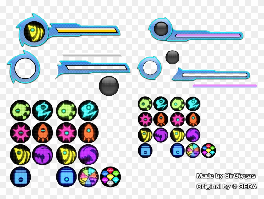 Sonic '06 Hud Bars - Sonic Colors Boost Bar Clipart #3388728