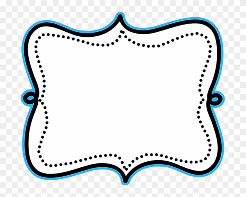 Plaquinha Azul Png - Doodle Frame Clip Art Png Transparent Png