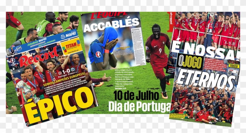 'epico ' Portuguese And French Papers React To Ronaldo's Clipart #3389076