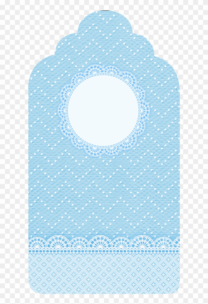 Montando Minha Festa - Fundo Tag Azul Clipart #3389363