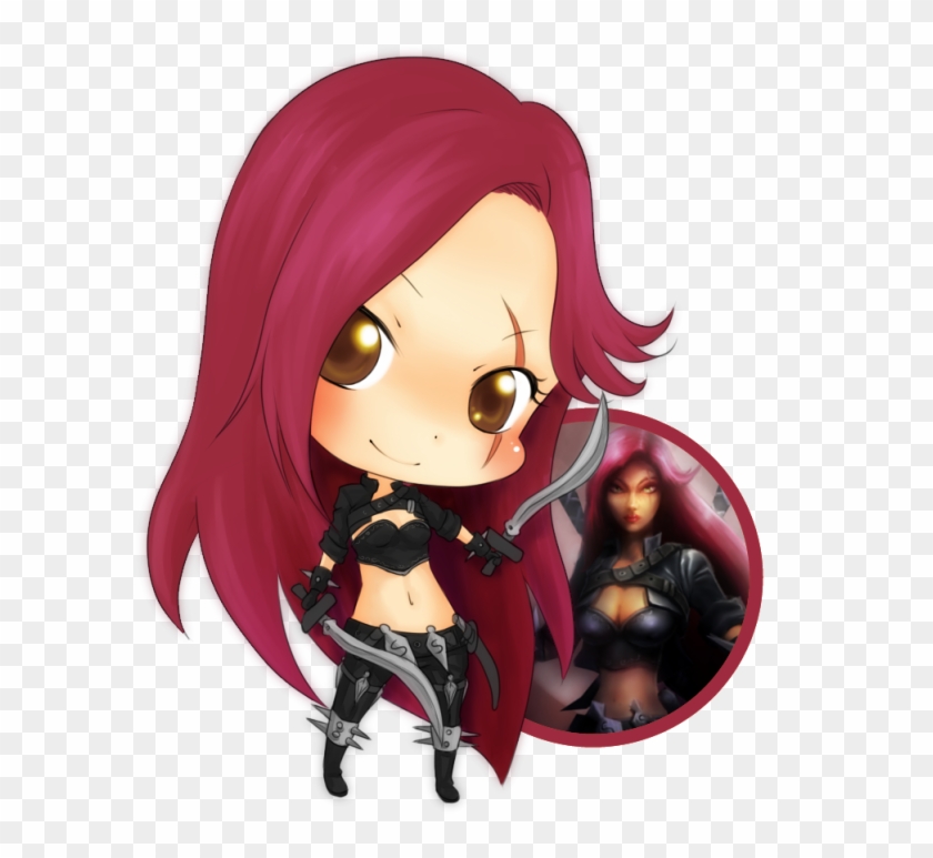 Katarina League Of Legends - Gif Lol Chibi Png Clipart #3389395