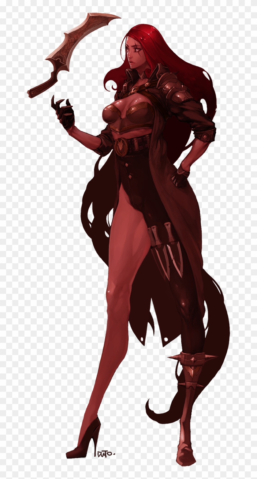 Dutomaster League Of Legends Katarina Du Couteau Heels - Sexy Katarina Deviantart Clipart