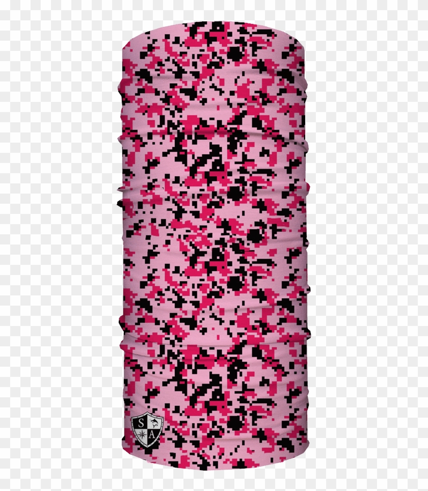 Sa Co Official Pink Digi Camo Face Shield Sun Mask - Colorfulness Clipart #3389471