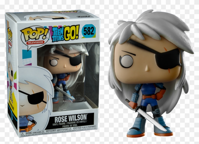 Teen Titans Go Rose Wilson Funko Pop Clipart #3389500