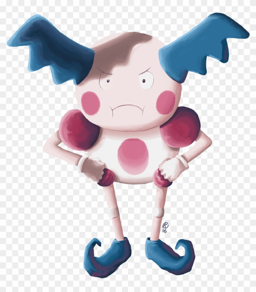 Mr Mime Is Not Satisfied - Cartoon Clipart