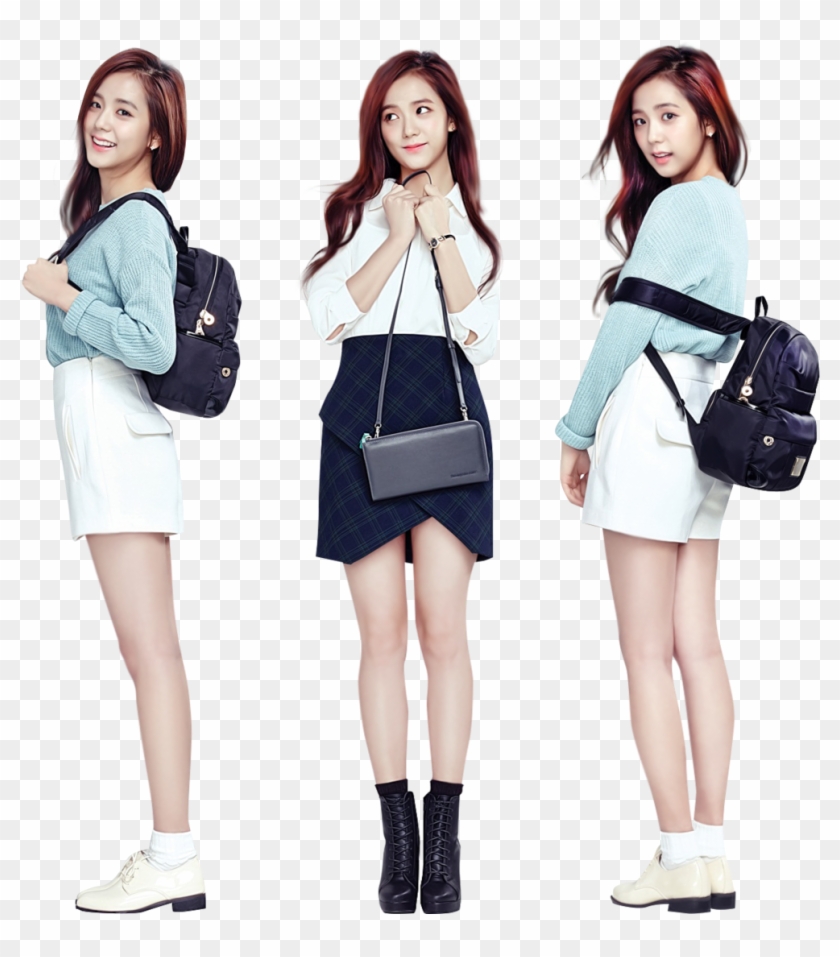 Open Jisoo Profile Page - Jisoo Black Pink Body Clipart