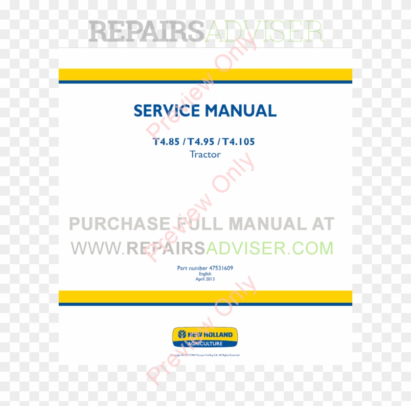 New Holland T4 - New Holland Agriculture Clipart #3391221