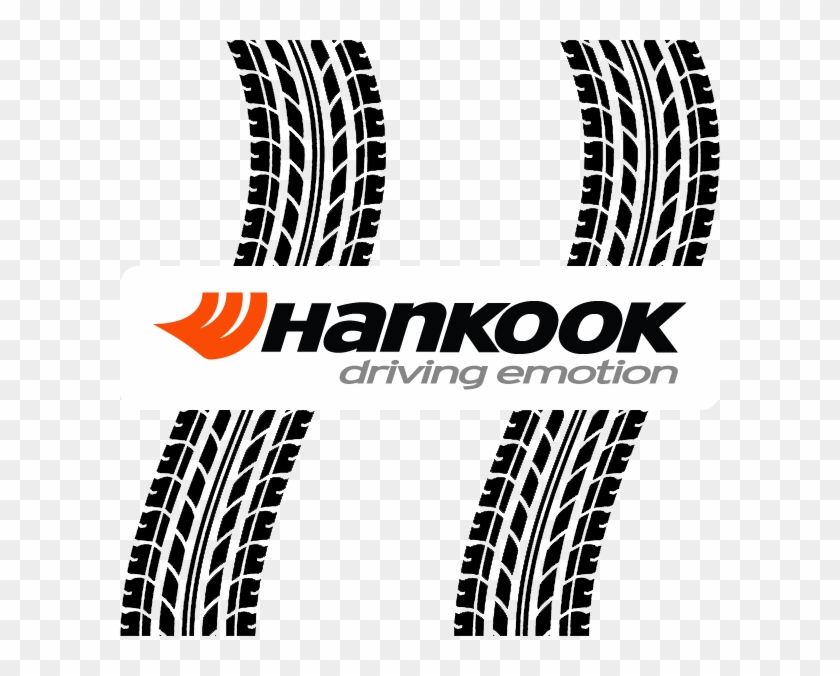 Car Tracks Hankook - Hankook Tire Clipart