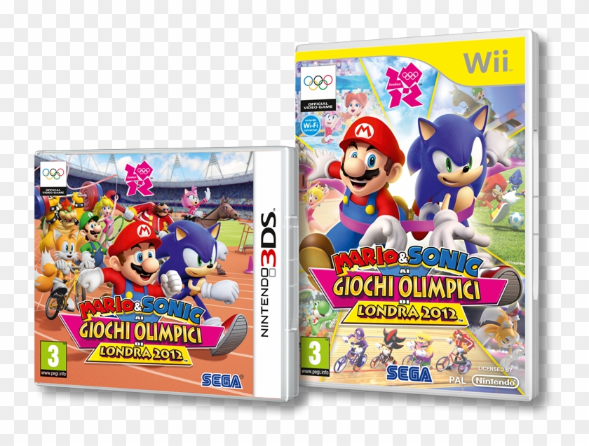 Mario & Sonic London Wii Clipart #3391814