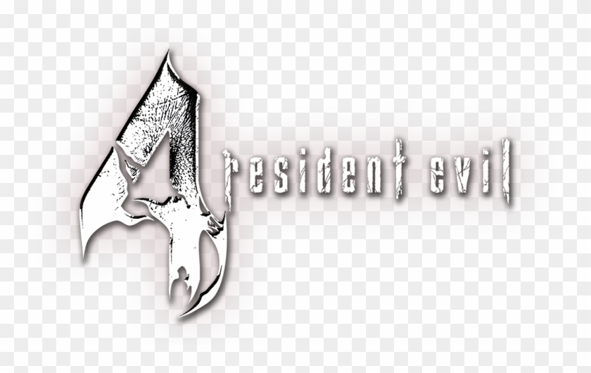 Ultimate Edition Of Resident Evil - Resident Evil 4 Logo Png Clipart #3392061