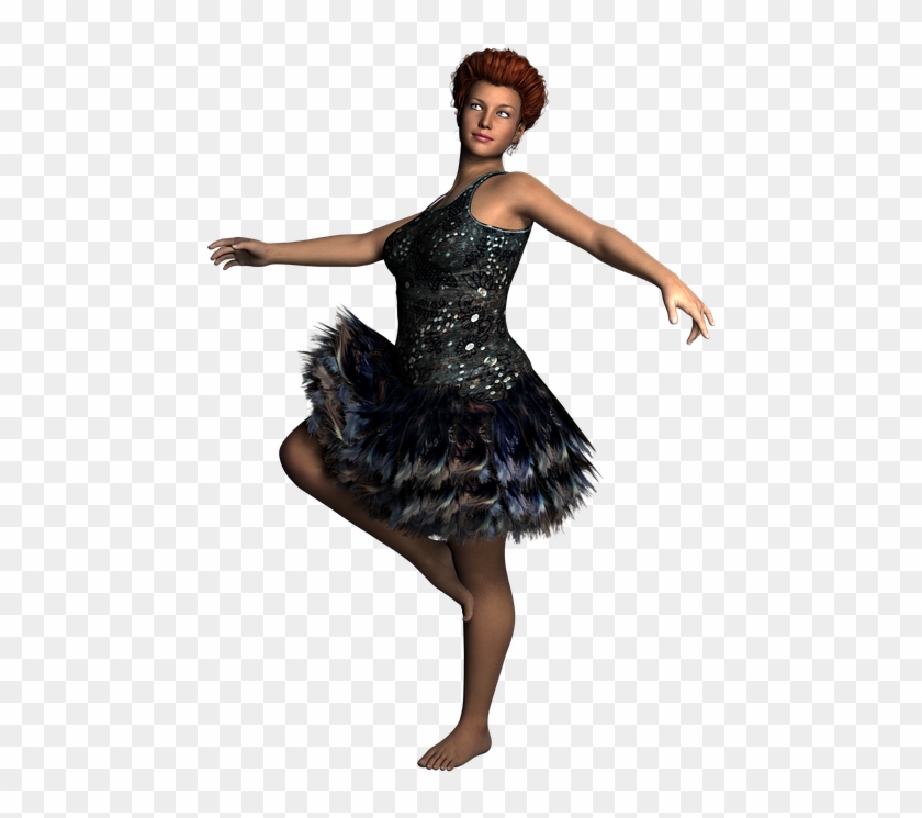Dancer 3d Model Clipart