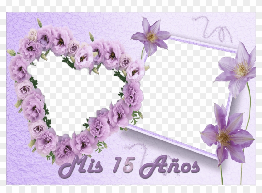 Marco De Fotos Morado Mis Quince Años - مسجات صباح يوم الجمعه Clipart