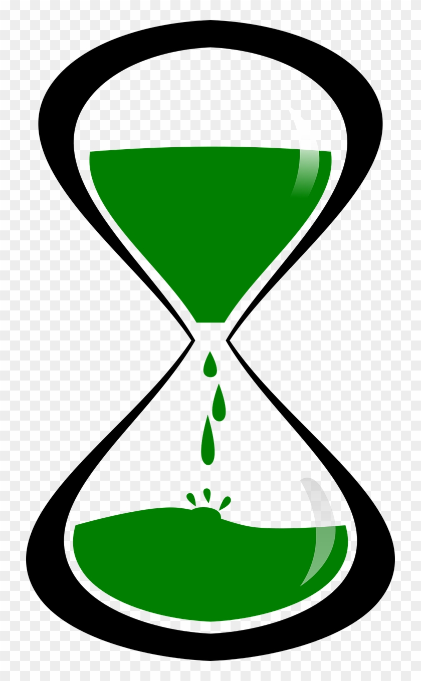 Sand Clock Green Png Clipart