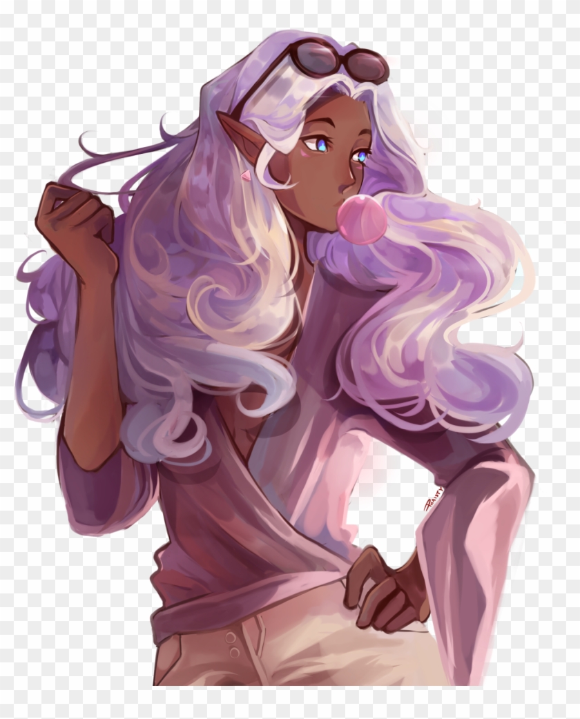 Princess Allura Human Hair Color Purple Fictional Character - Allura Voltron Art Clipart #3392427