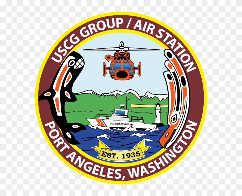 Coast Guard Air Station Port Angeles - Port Angeles Washington Coast Guard Station Clipart #3392635