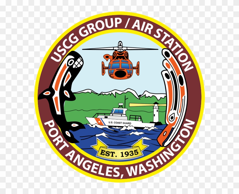Coast Guard Air Station Port Angeles - Port Angeles Washington Coast Guard Station Clipart