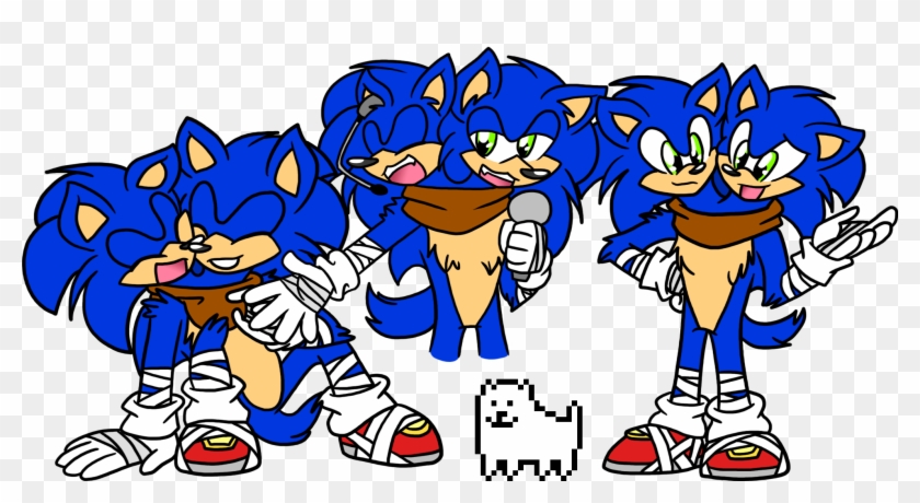 Sonic Boom Doodles - Sonic Undertale Clipart