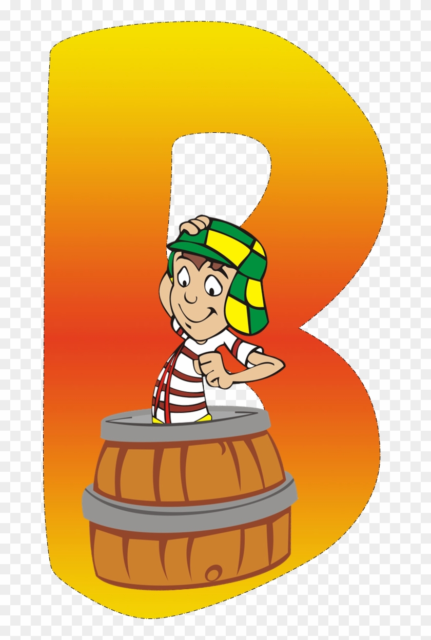 Alfabeto Del Chavo Del - Letras Turma Do Chaves Clipart #3393676