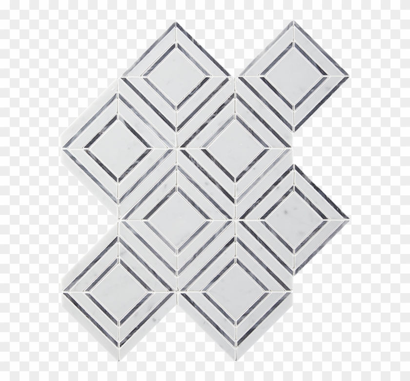 Stone Mesh Pattern Tile - Arizona Tile Harlow Bianco Clipart #3393925