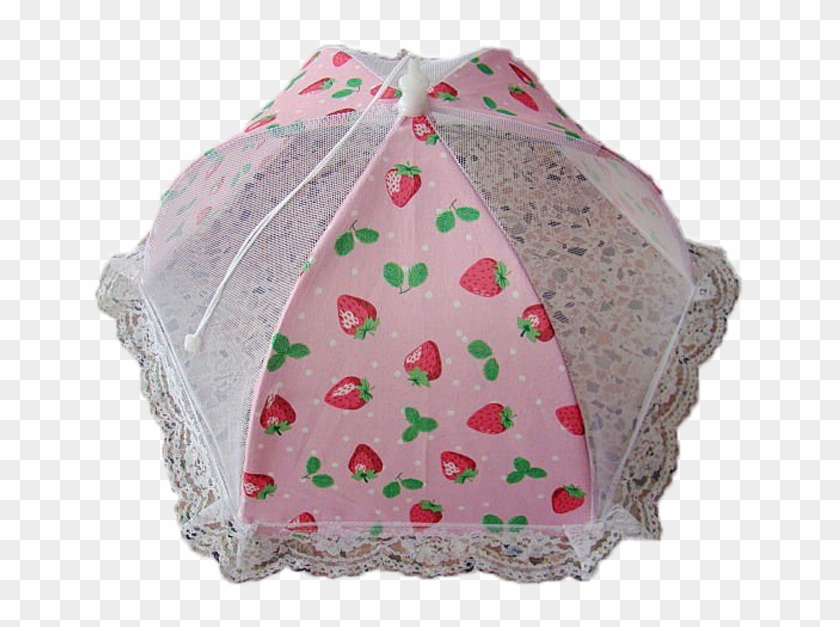 Foldable Food Cover Tent With Flowery Pattern Mesh - Umbrella Clipart #3394075