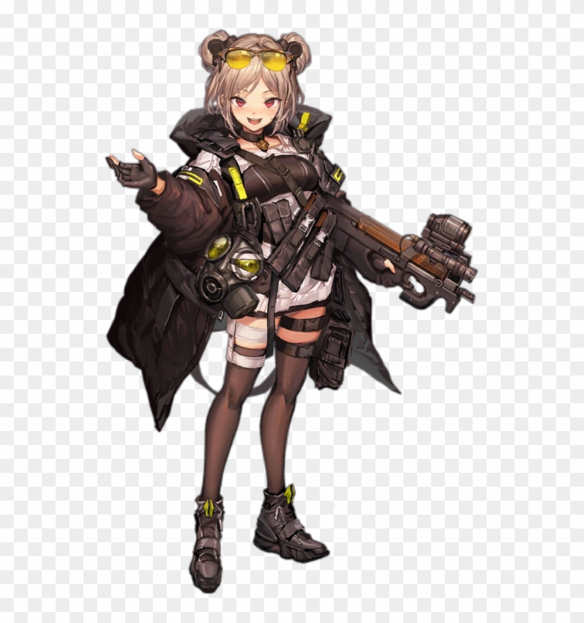 P 90 Girls Frontline Clipart #3394076