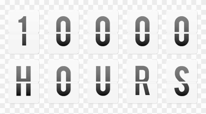 5 Years To Get To 10,000 Hours - Teoria De Las 10000 Horas Clipart