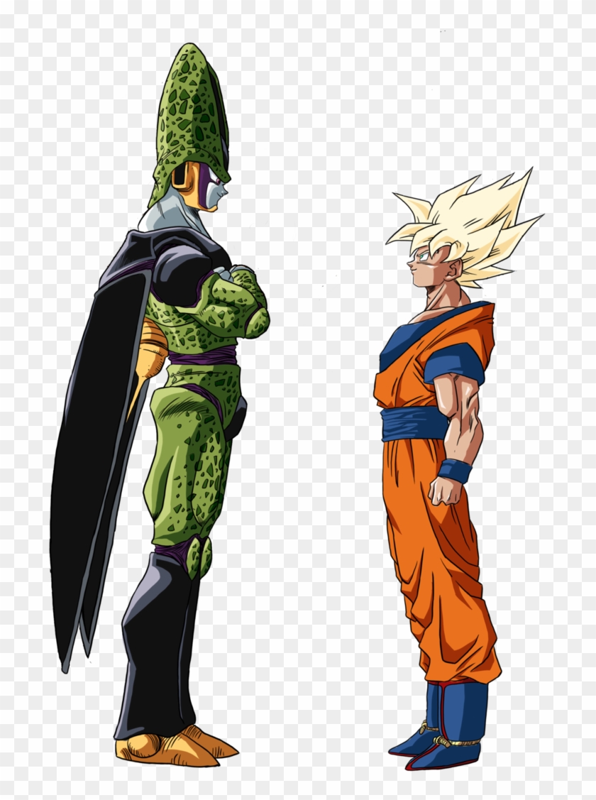 Goku Cell Color By Ruokdbz98 - Goku Cell Clipart