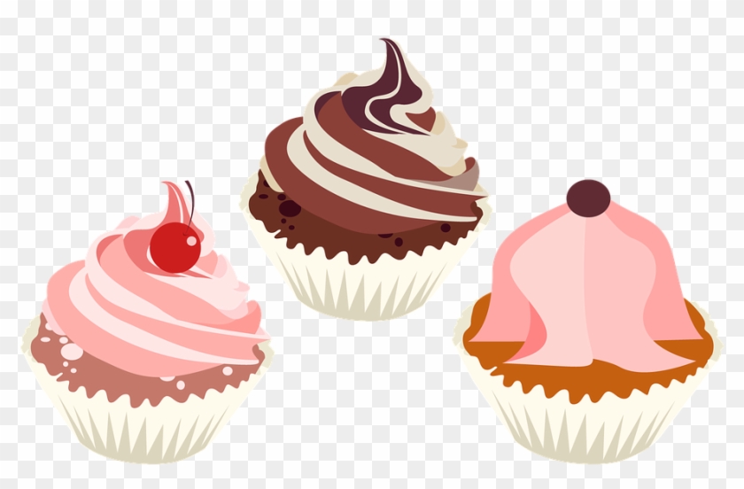 Free Pictures On Pixabay - Cupcakes .png Clipart #3394772
