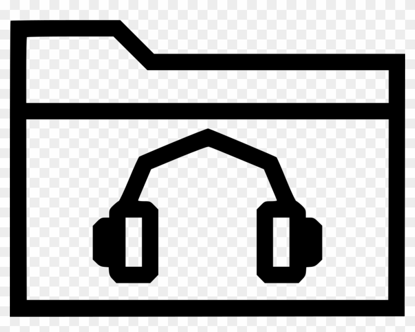 Folder Collection Headphone Music Audio Song Play Mp Clipart