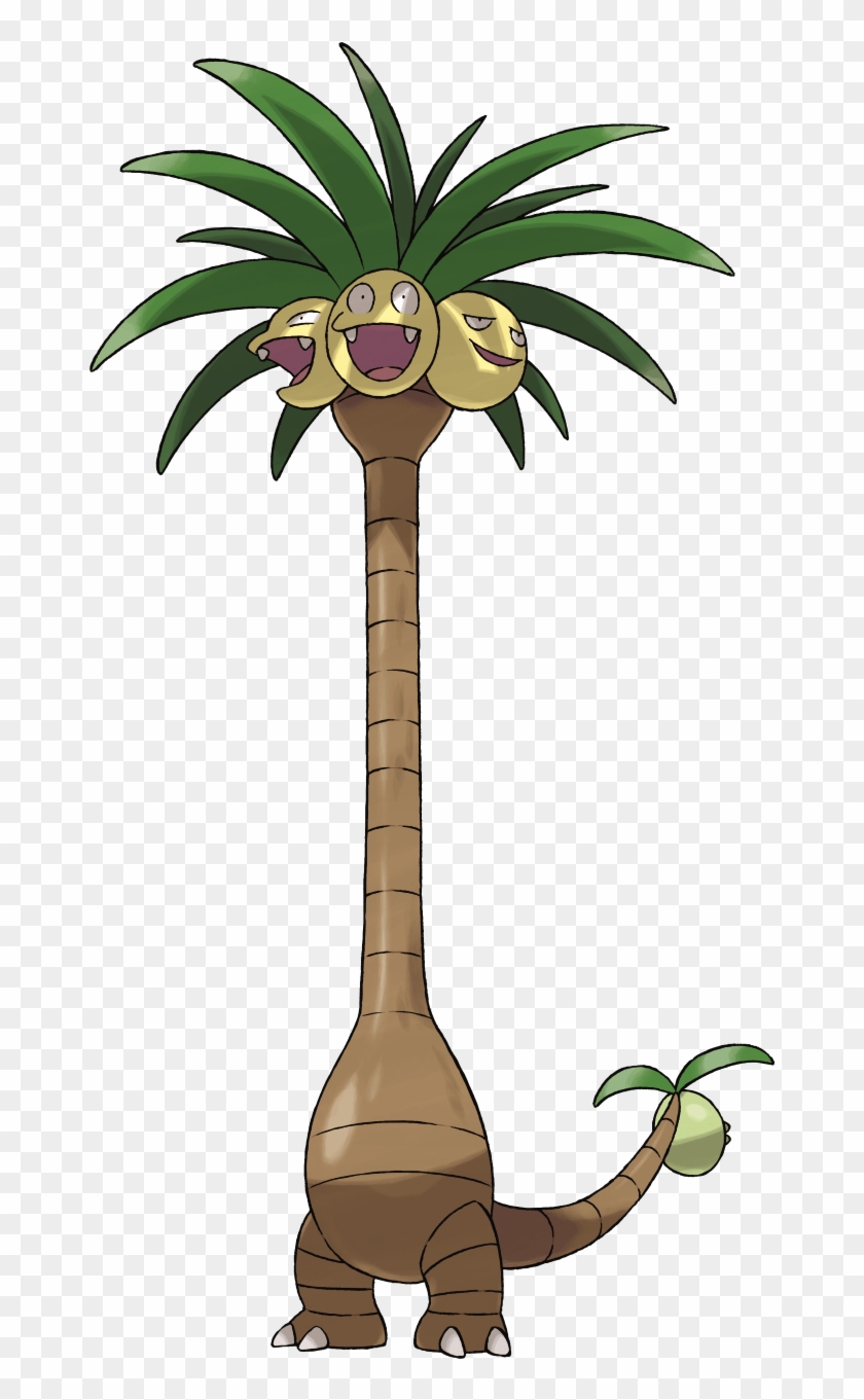 My Hype Is Quite Literally Off The Charts, And Where - Pokemon Exeggutor Alola Form Clipart #3395442